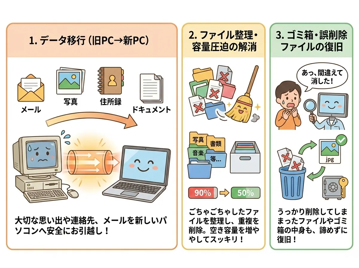 2:データー関連サポート